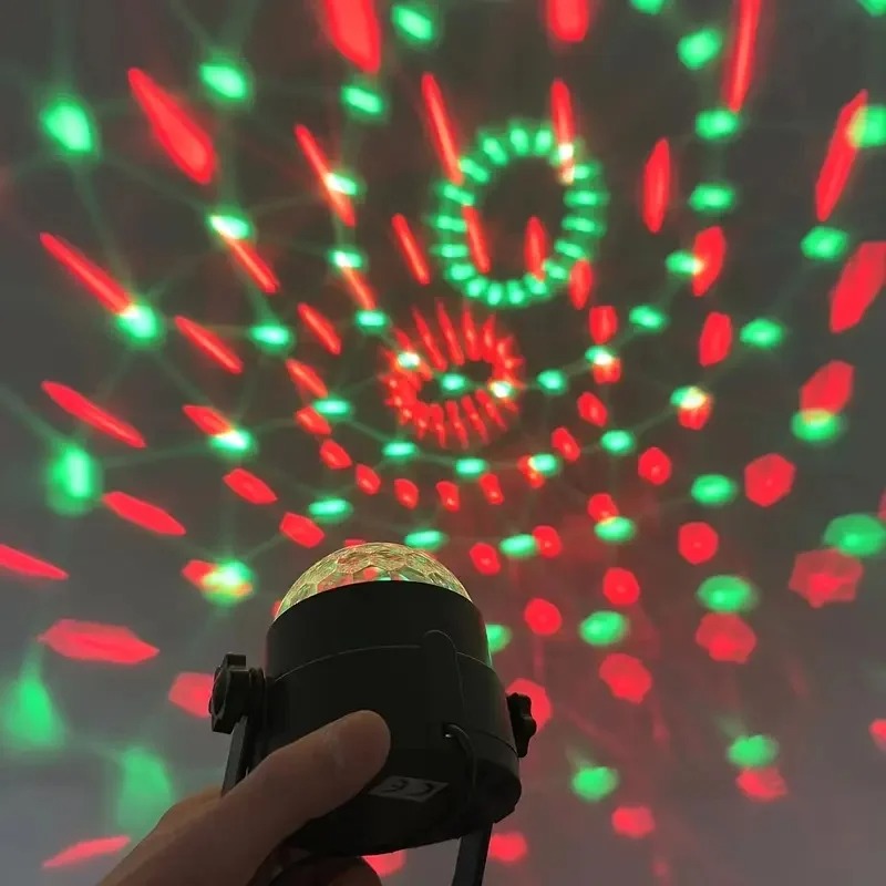 USB Colorful Disco Ball Light: Magic Ball Projector Light, Suitable for Festival Decoration - Ideal for Birthday Parties, Christ