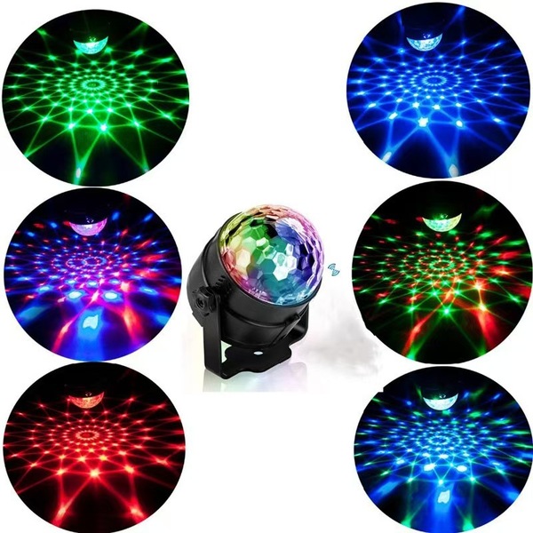 USB Colorful Disco Ball Light: Magic Ball Projector Light, Suitable for Festival Decoration - Ideal for Birthday Parties, Christ