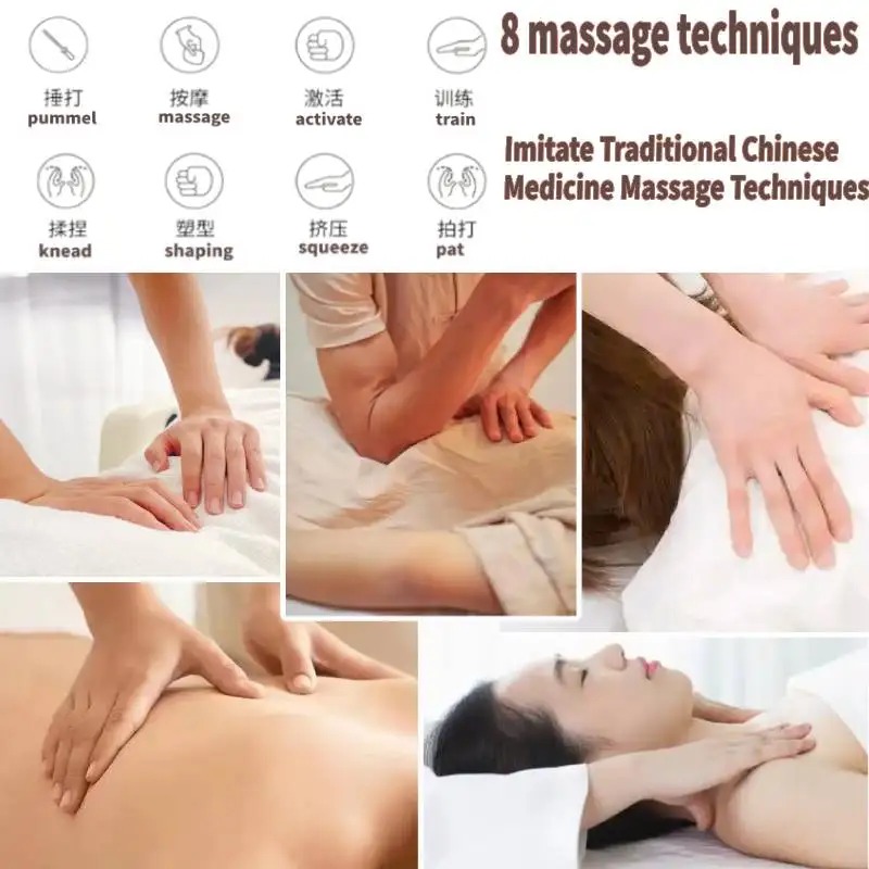 Mini massage patch cervical massager shoulder and neck massager portable intelligent 8-mode 19 force Stimulator Massage Patch