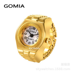 Quartz Watch Rings For Couple Women Man Elastic Stretchy Watch Finger Rings Fashion Jewelry - Image 2