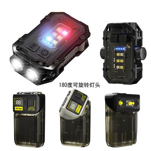 Multifunctional COB Flashlight Ajustable Angle LED Portable - Image 3