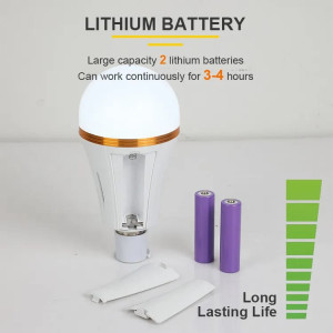 Light 20W Double Battery AC/DC Rechargeable LED Light
