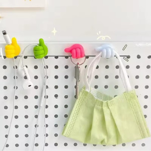 Silicone Thumb Wall Hooks, Self Adhesive Multifunction Cable Clips - Image 3