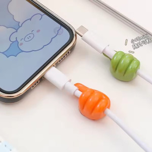 Silicone Thumb Wall Hooks, Self Adhesive Multifunction Cable Clips - Image 2