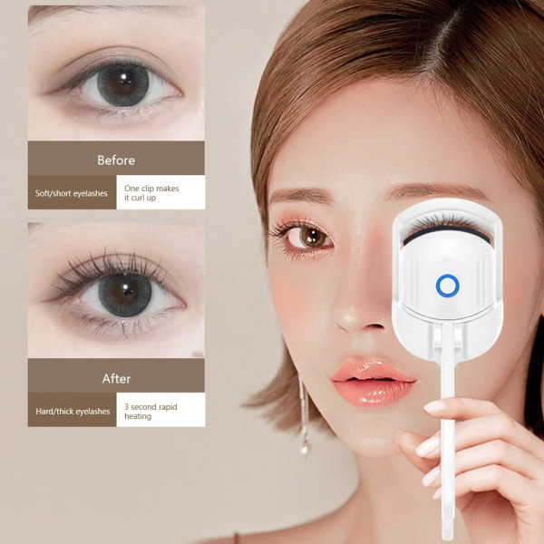 Eyelash Curler Portable Electric Heated Comb Eye Lash Long