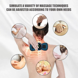 Multi Functional Intelligent Mini Massage Stick Portable Neck Massager Shoulder and Neck Massage Stick USB Charging Model - Image 3