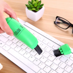 Portable Mini Handheld USB Keyboard Vacuum Cleaner Computer Dust Blower Duster for Laptop Desktop PC Cleaning - Image 3