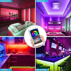 USB Plug in with Remote & App Control 32ft/10M Fairy Strip Lights - Image 3