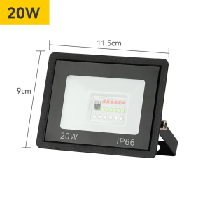 RGB LED Floodlight Reflector Outdoor Lighting AC220V 20W  IP66 Waterproof Spotlight Landscape Lighting - Image 2
