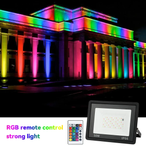 RGB LED Floodlight Reflector Outdoor Lighting AC220V 20W  IP66 Waterproof Spotlight Landscape Lighting - Image 6