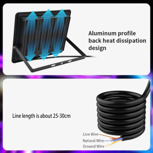 RGB LED Floodlight Reflector Outdoor Lighting AC220V 20W  IP66 Waterproof Spotlight Landscape Lighting - Image 5