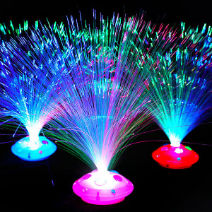 Fiber Optic Lights Color Changing Party Atmosphere Light for Festival Christmas Halloween Decoration Novelty Lamp Ambient[ no battery]