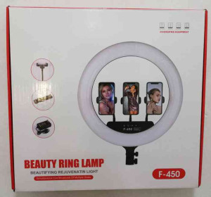 F-450 18 inch Ring Light With 7ft Light Stand Touch Control And Remote Control - Image 2