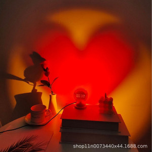 LED heart shaped indoor ambient light for home decoration, living room, Christmas decoration, desk, wall decoration, party - Image 2