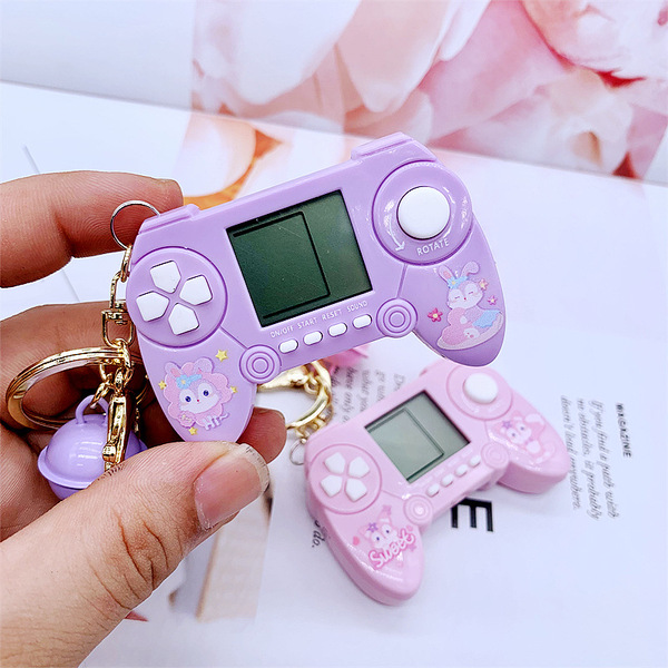 Fashion Handheld Mini Game Machine Toy Classic Educational Cartoon Creative Gift Keychain