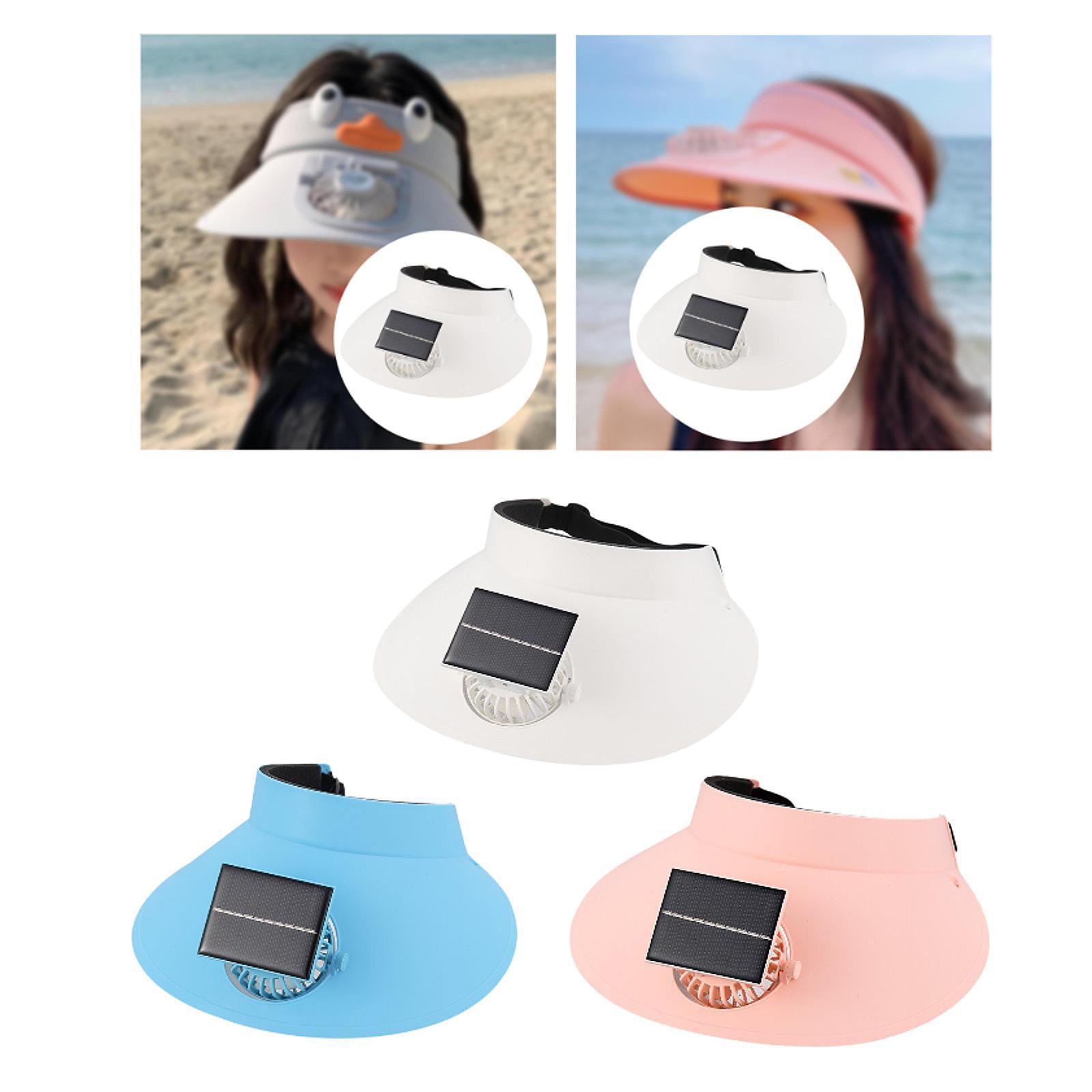 Head solar system charging fan, - Image 4